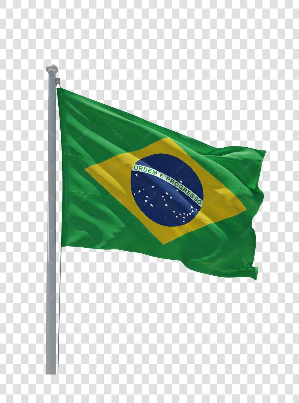 Bandeira Brasil PNG com fundo transparente
