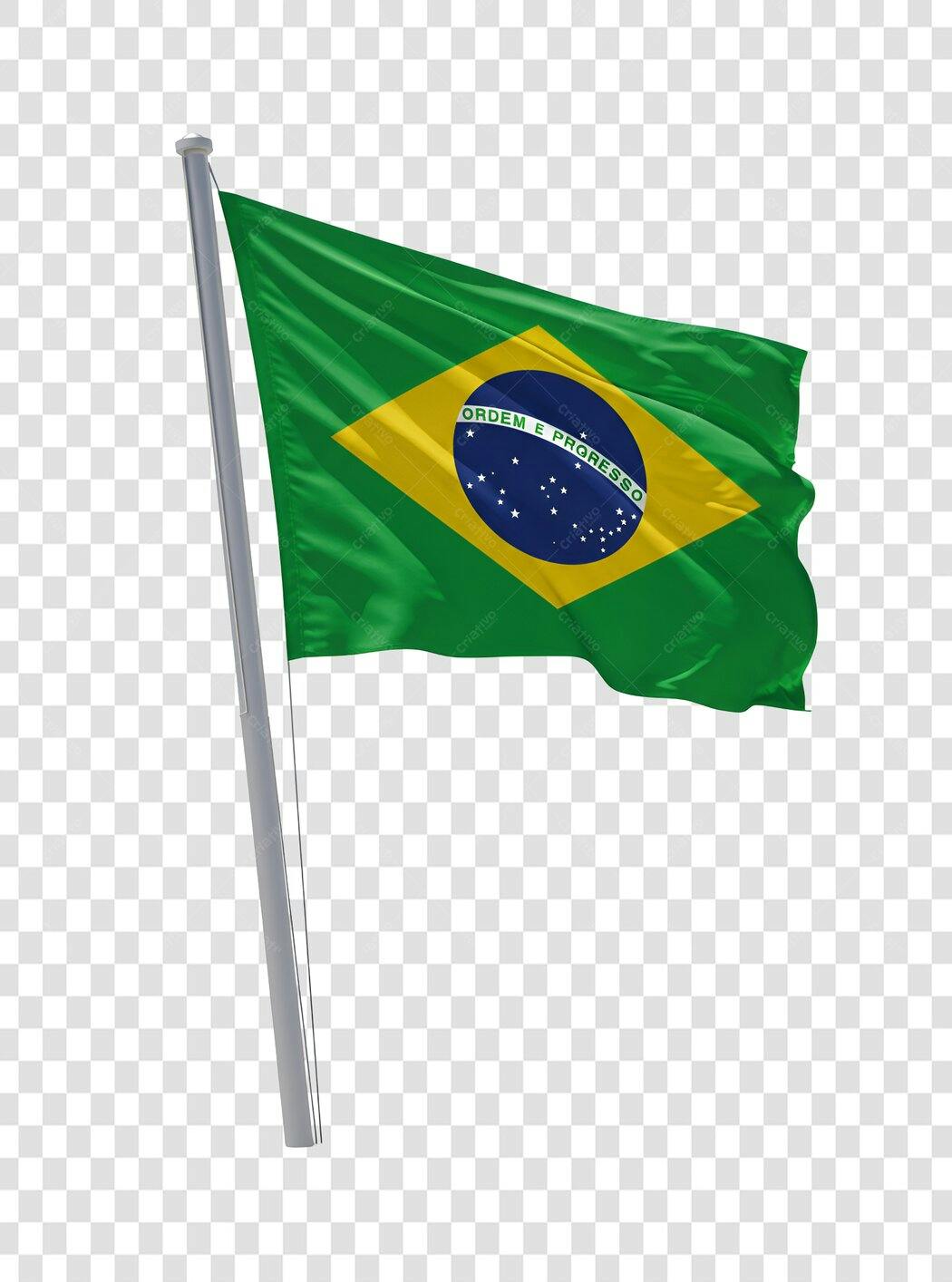 Bandeira Brasil PNG com fundo transparente