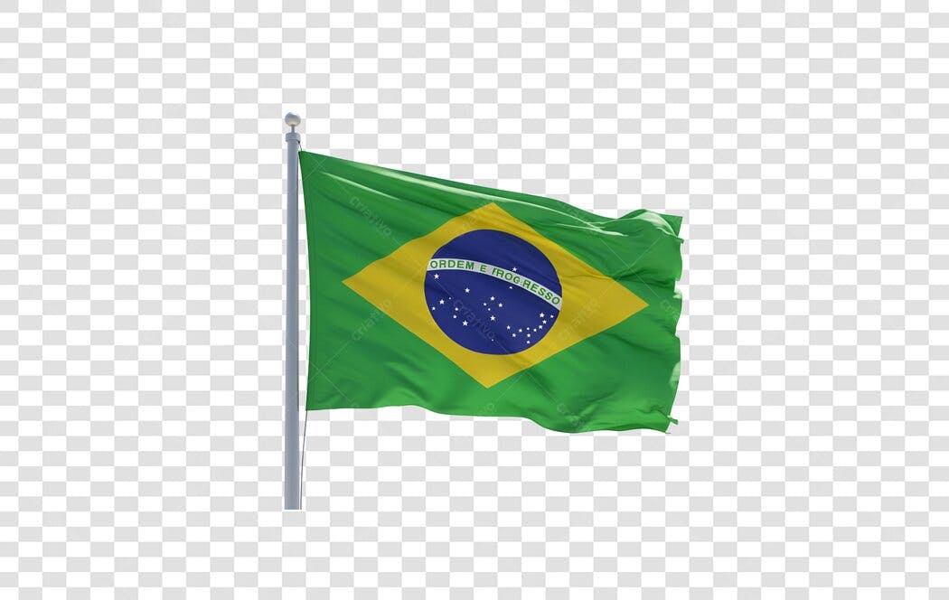 Bandeira Brasil PNG com fundo transparente