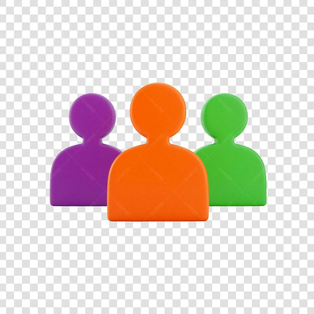 Icone Equipe Trabalho PNG com fundo transparente