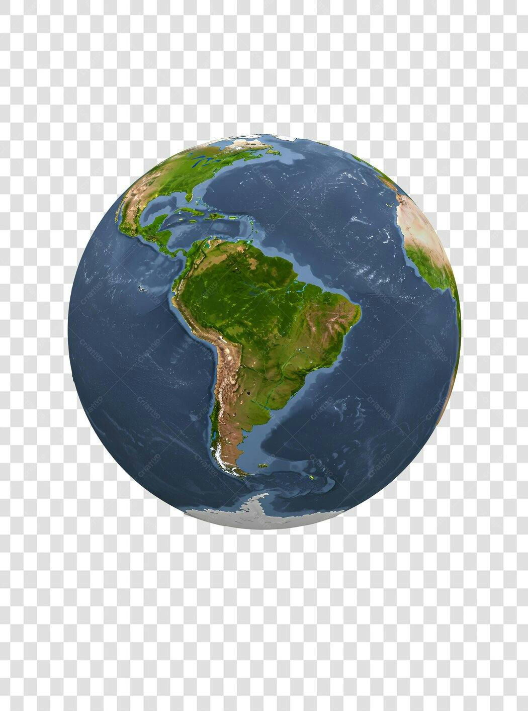 Icone Planeta Terra PNG com fundo transparente