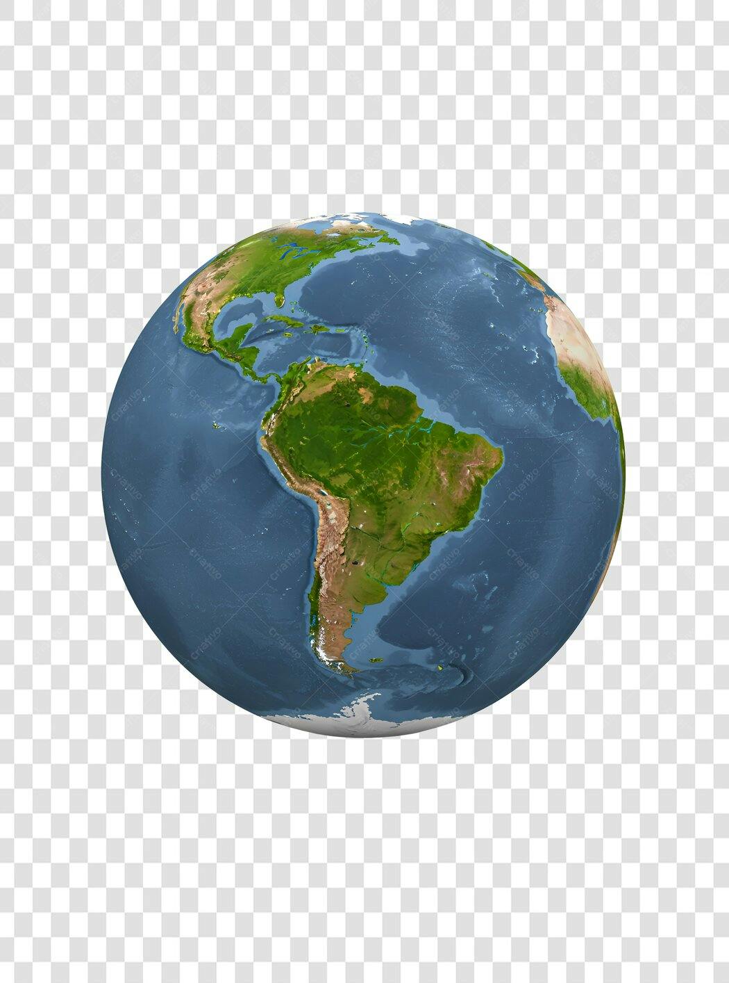 Icone Planeta Terra PNG com fundo transparente