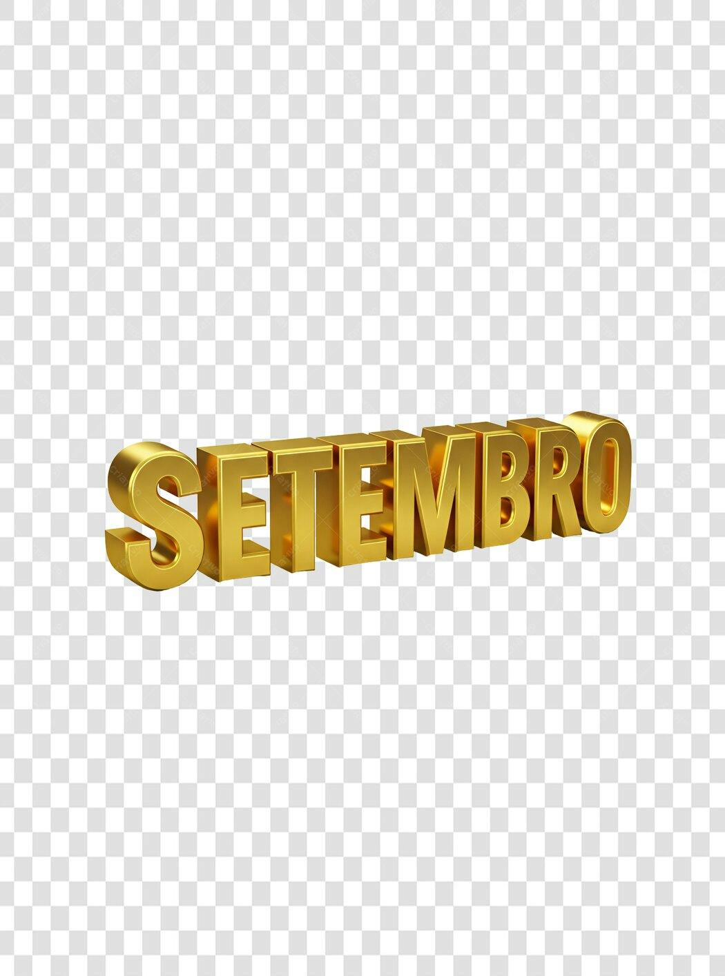 Icone Setembro dourado PNG com fundo transparente