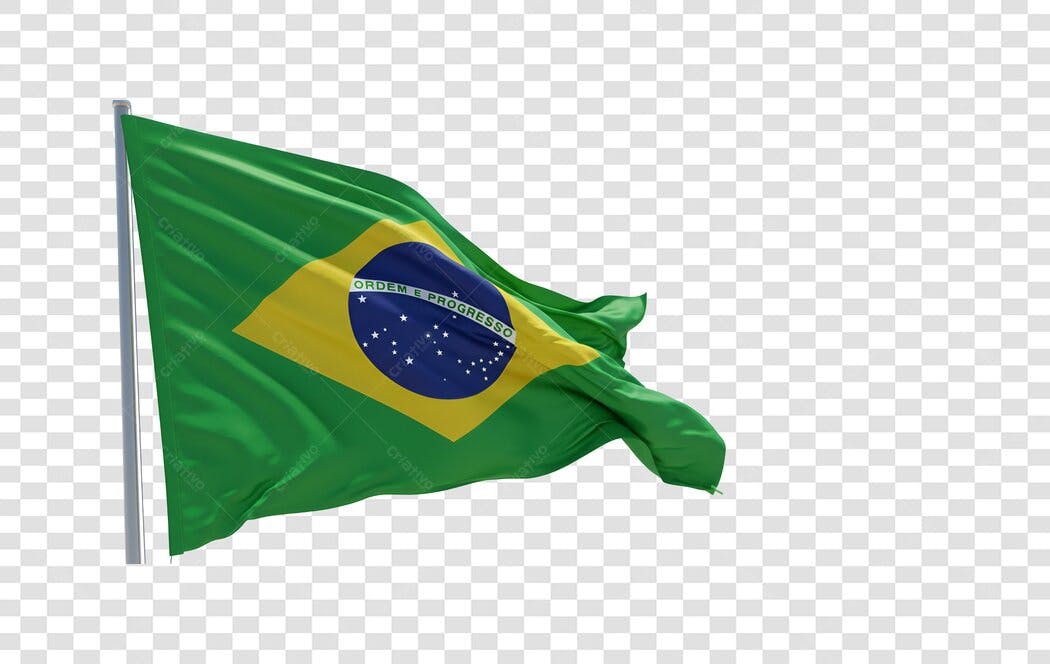Bandeira Brasil PNG com fundo transparente