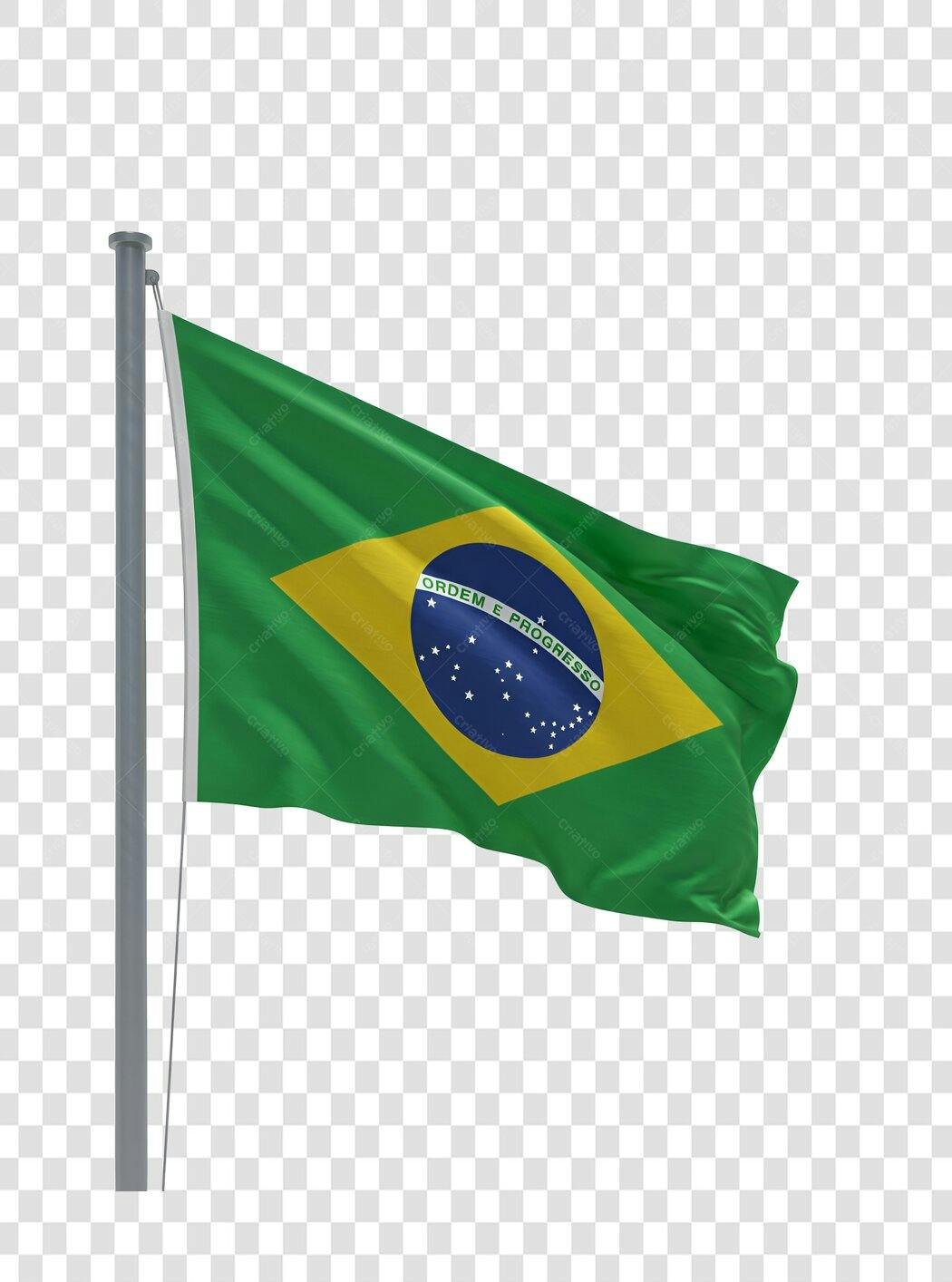 Bandeira Brasil PNG com fundo transparente