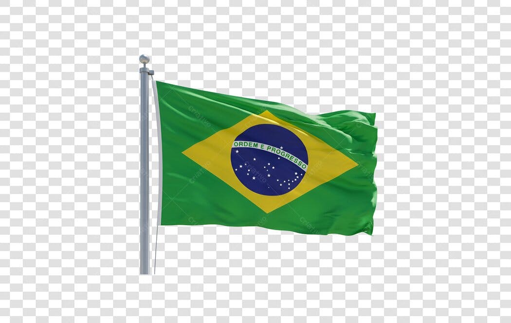 Bandeira Brasil PNG com fundo transparente