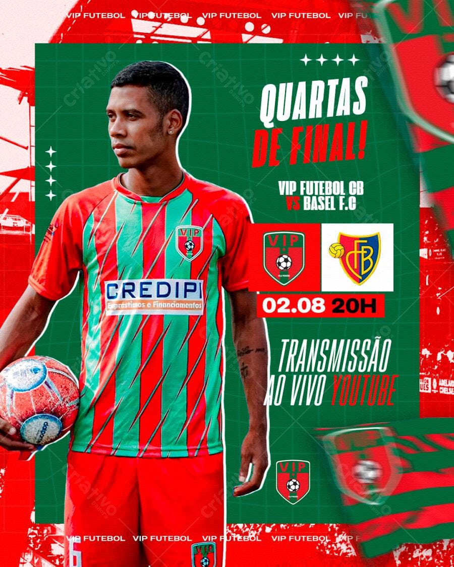 Flyer para Jogo de Futebol PSD Editável