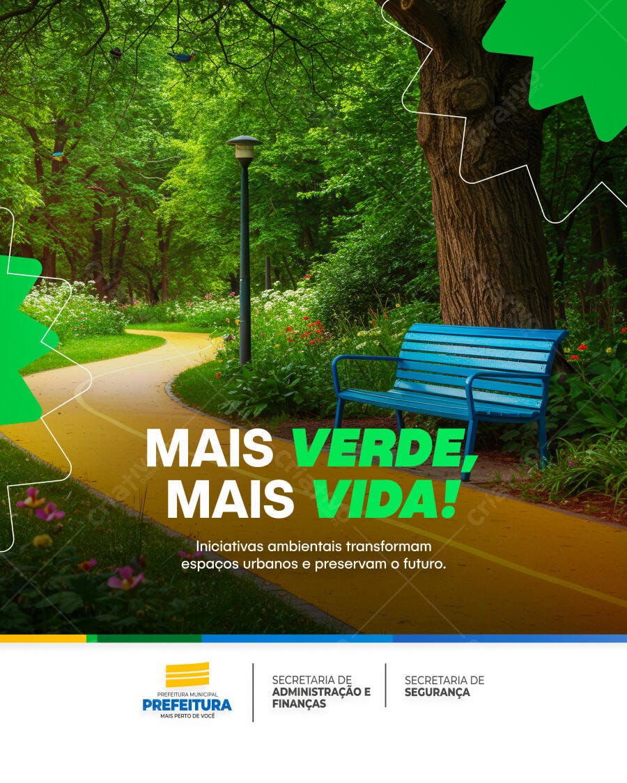 Flyer Meio Ambiente PSD Editável