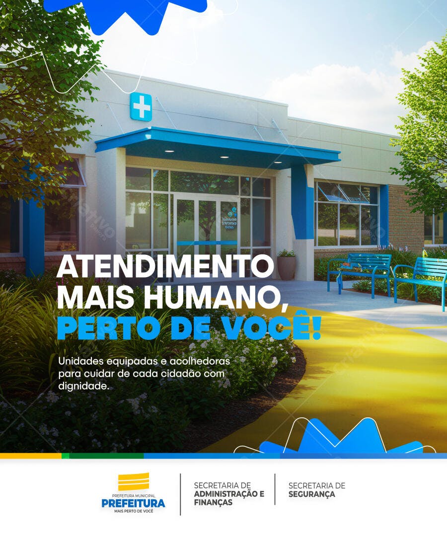 Flyer Prefeitura Municipal PSD Editável