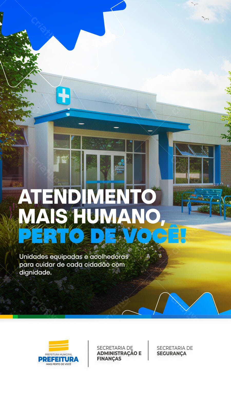 Flyer Saúde Pública PSD Editável