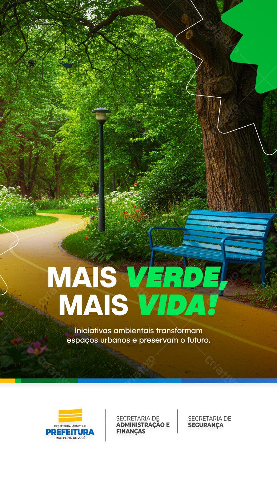 Flyer Meio Ambiente PSD Editável