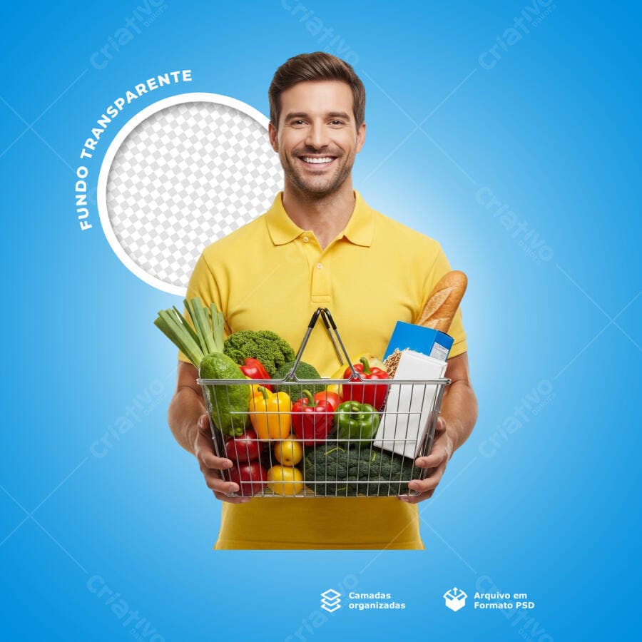 Banner Mercado Orgânico PSD Editável