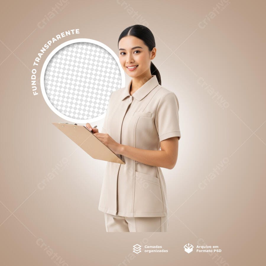 Mockup Profissional de Saúde PSD Editável