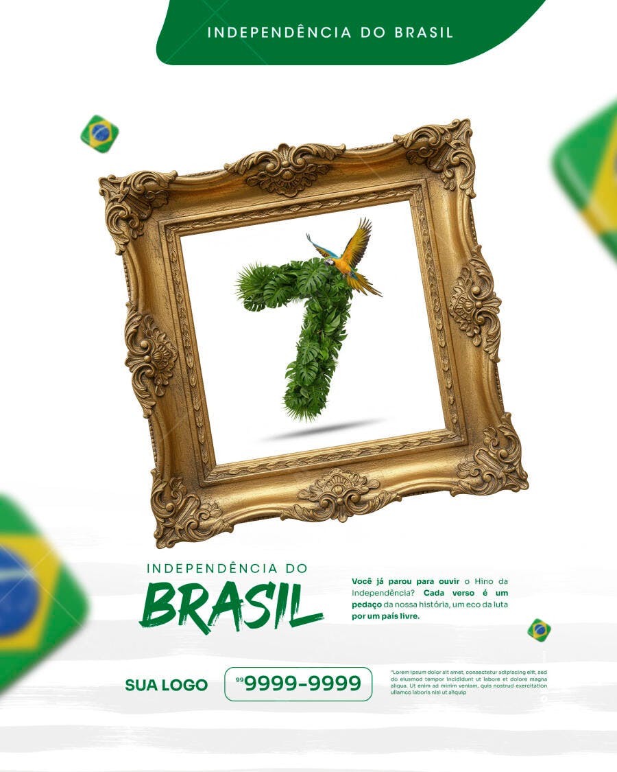 7 de Setembro PSD Editável