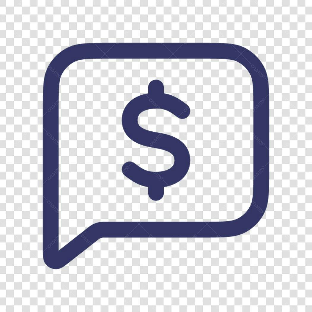 Ícone Financeiro PNG com fundo transparente