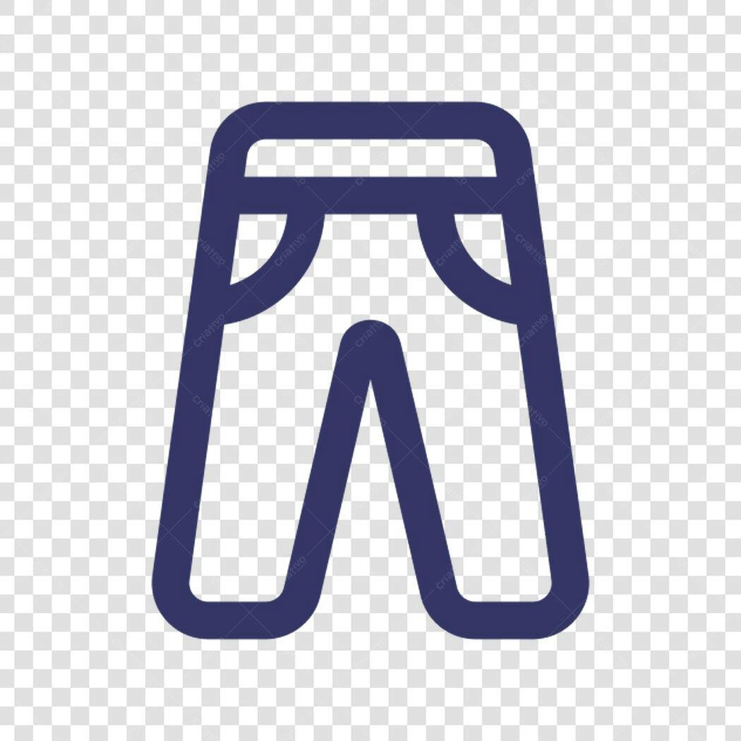 Icone de Calça Jeans PNG com fundo transparente