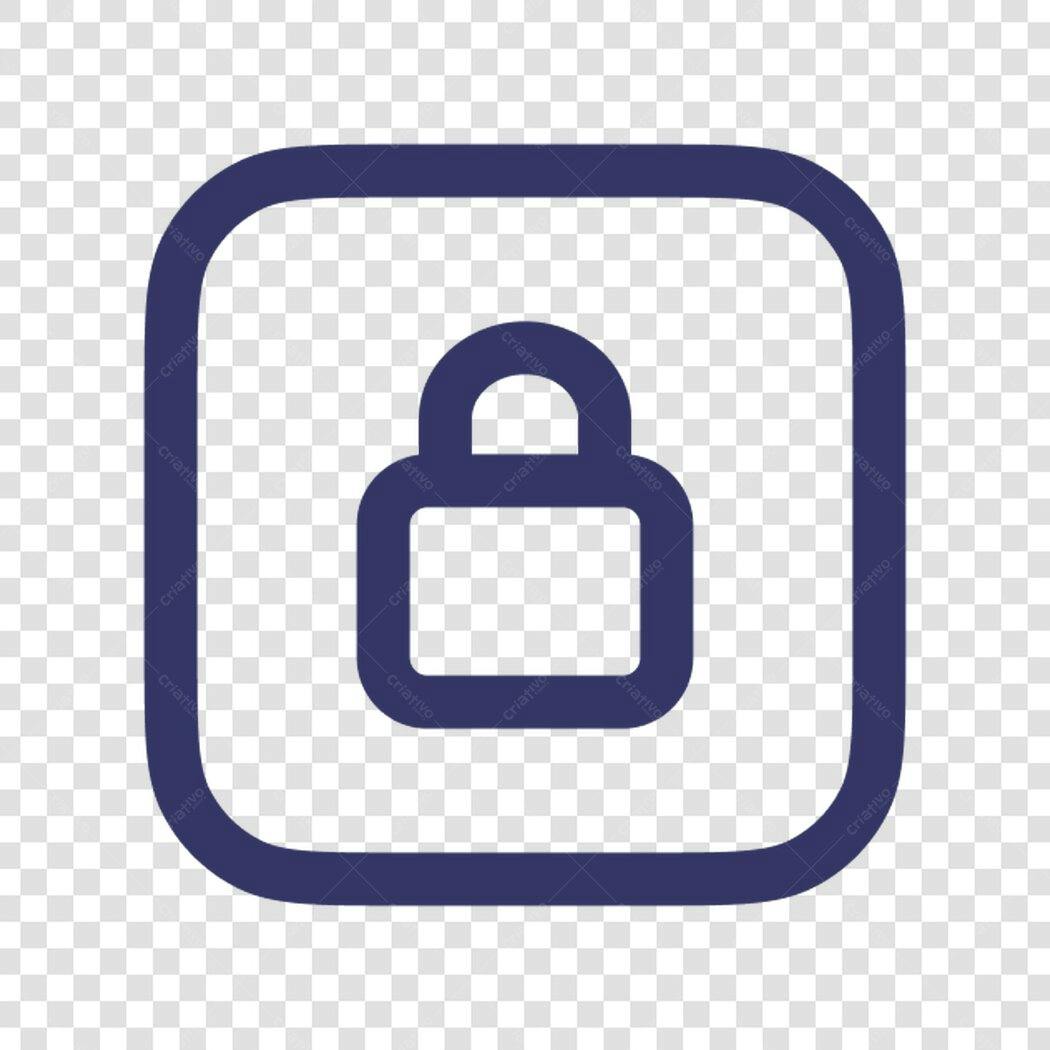 Ícone Segurança Cadeado PNG com fundo transparente