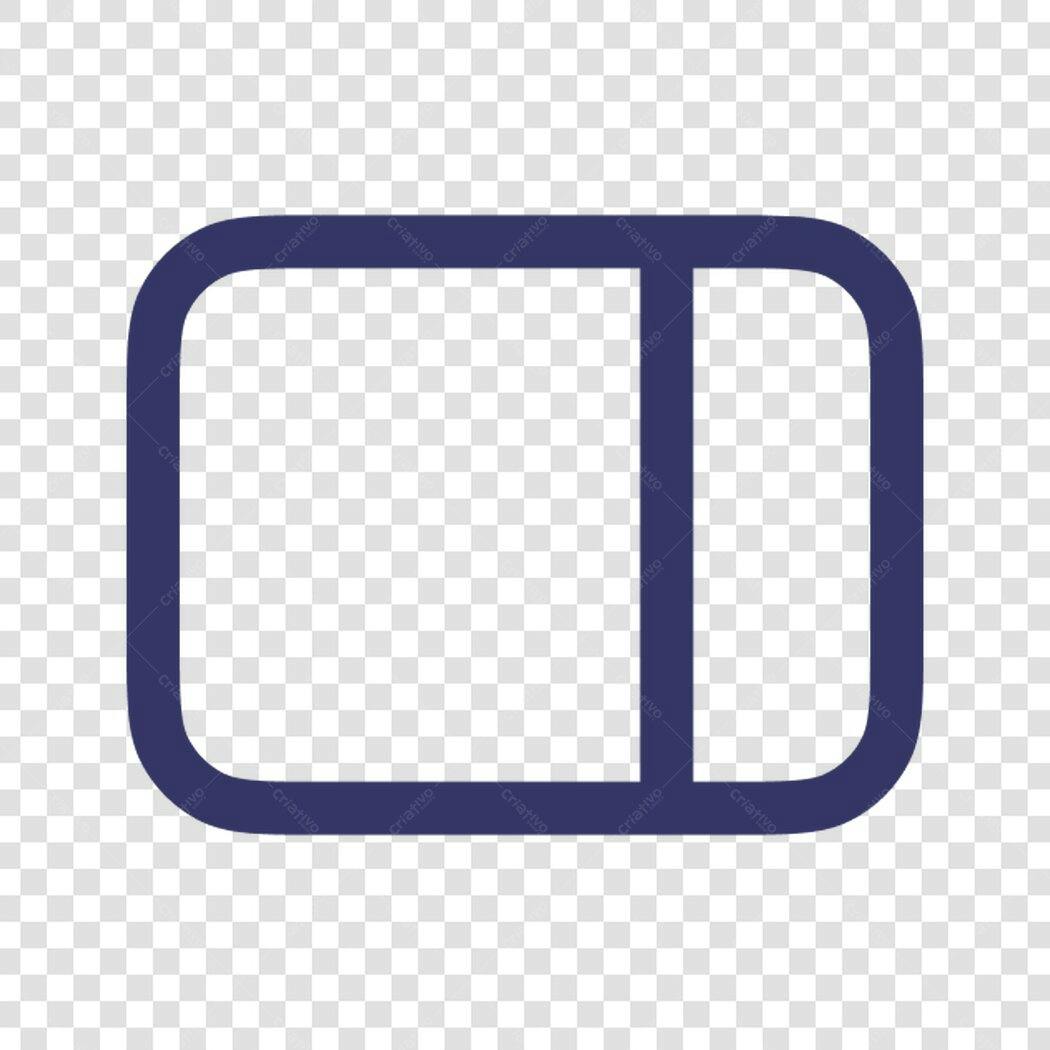 Icone Layout Web PNG com fundo transparente