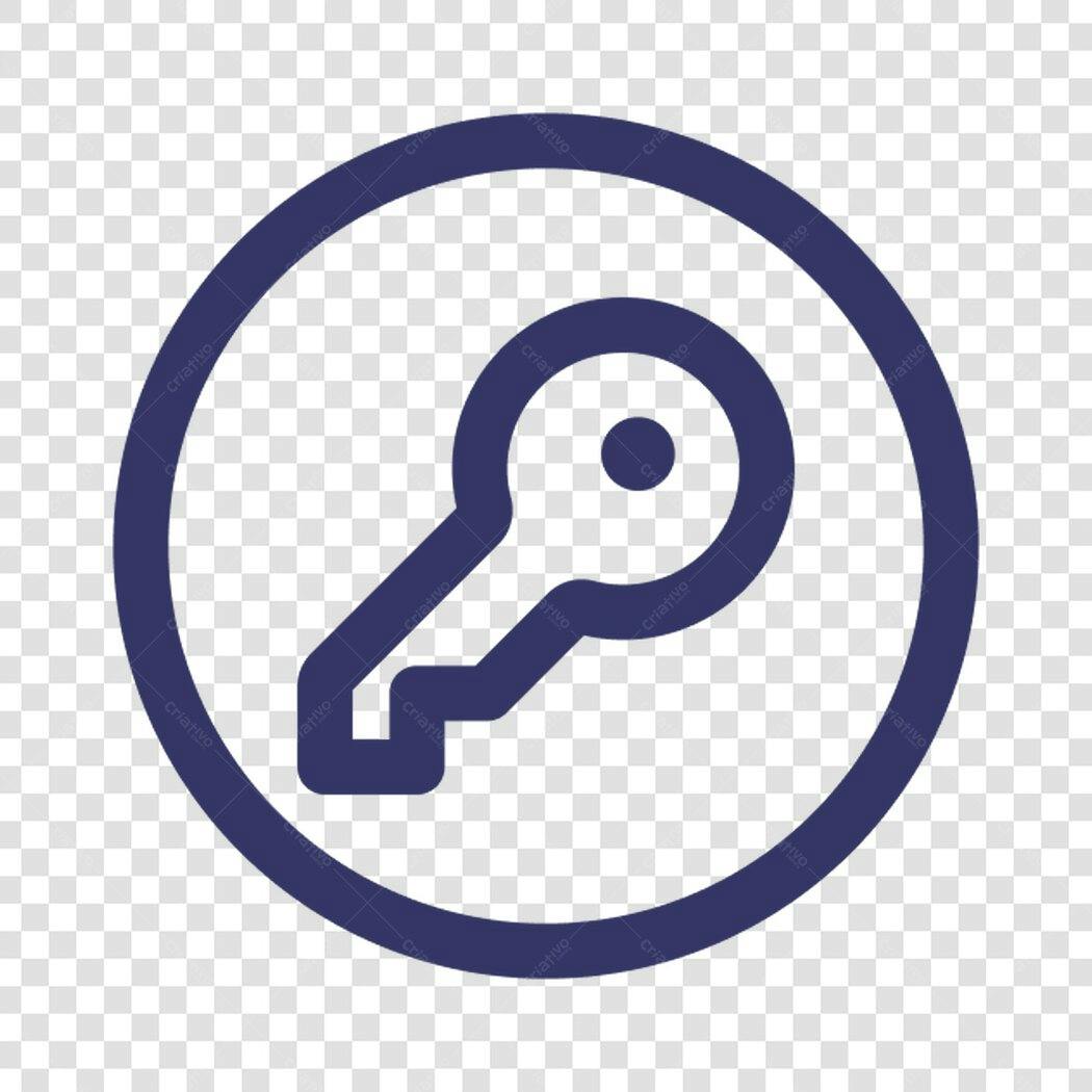 Ícone Chave PNG com fundo transparente