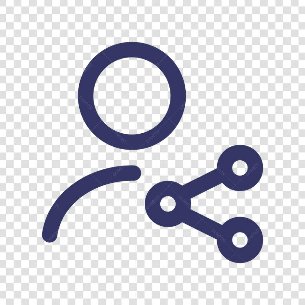 Ícone de Rede Social PNG com fundo transparente