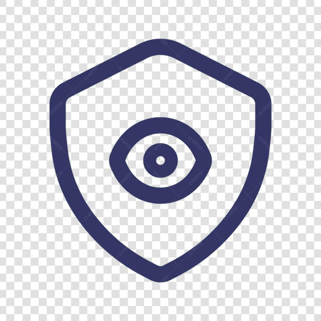 Ícone Segurança Olho PNG com fundo transparente