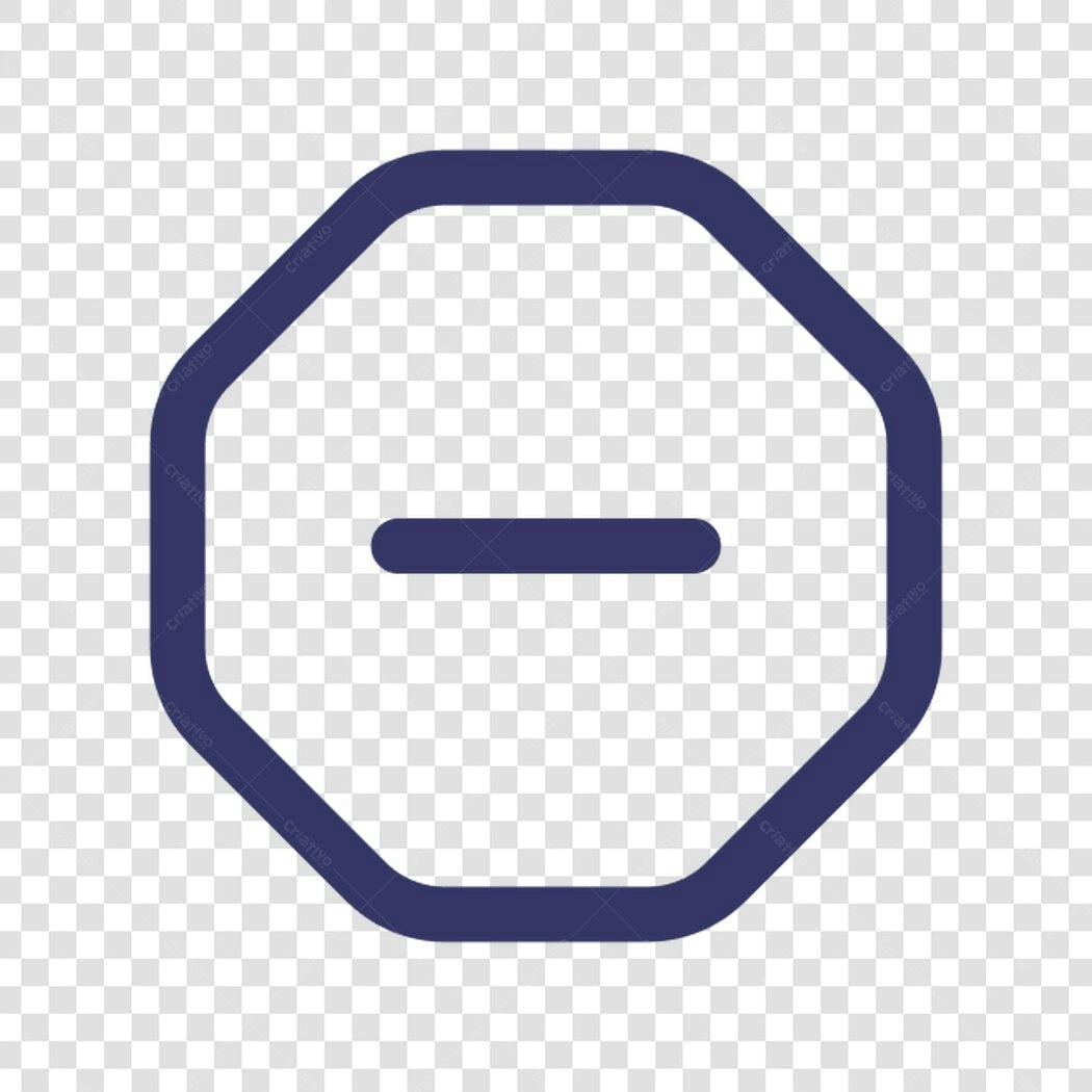 Ícone de subtração PNG com fundo transparente