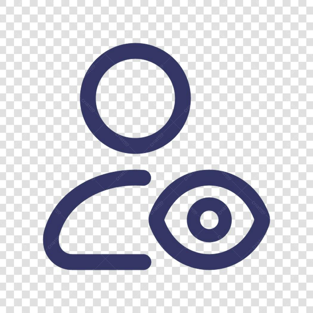 Icone Visibilidade PNG com fundo transparente