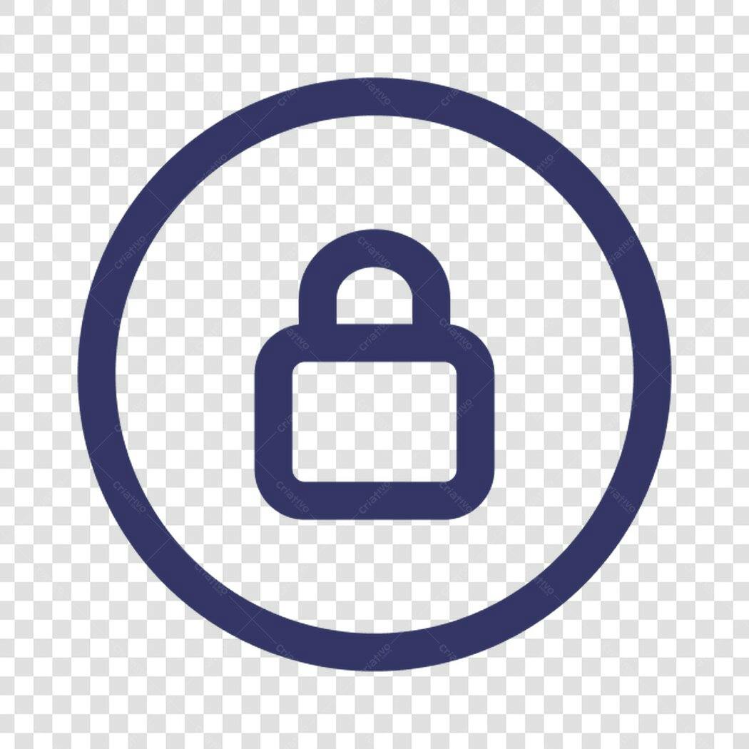 Ícone Segurança Cadeado PNG com fundo transparente