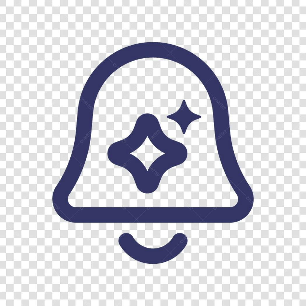 Icone Notificação Limpeza PNG com fundo transparente