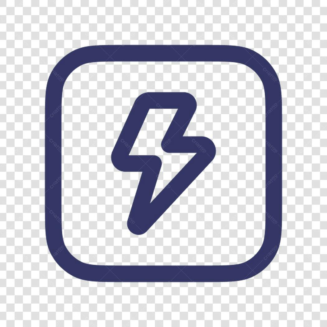 Ícone Energia PNG com fundo transparente