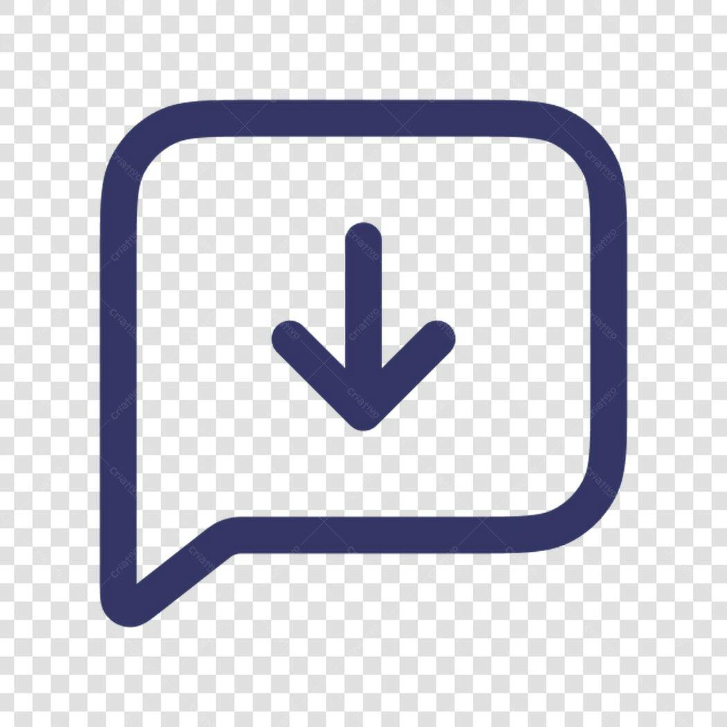 Ícone Download PNG com fundo transparente