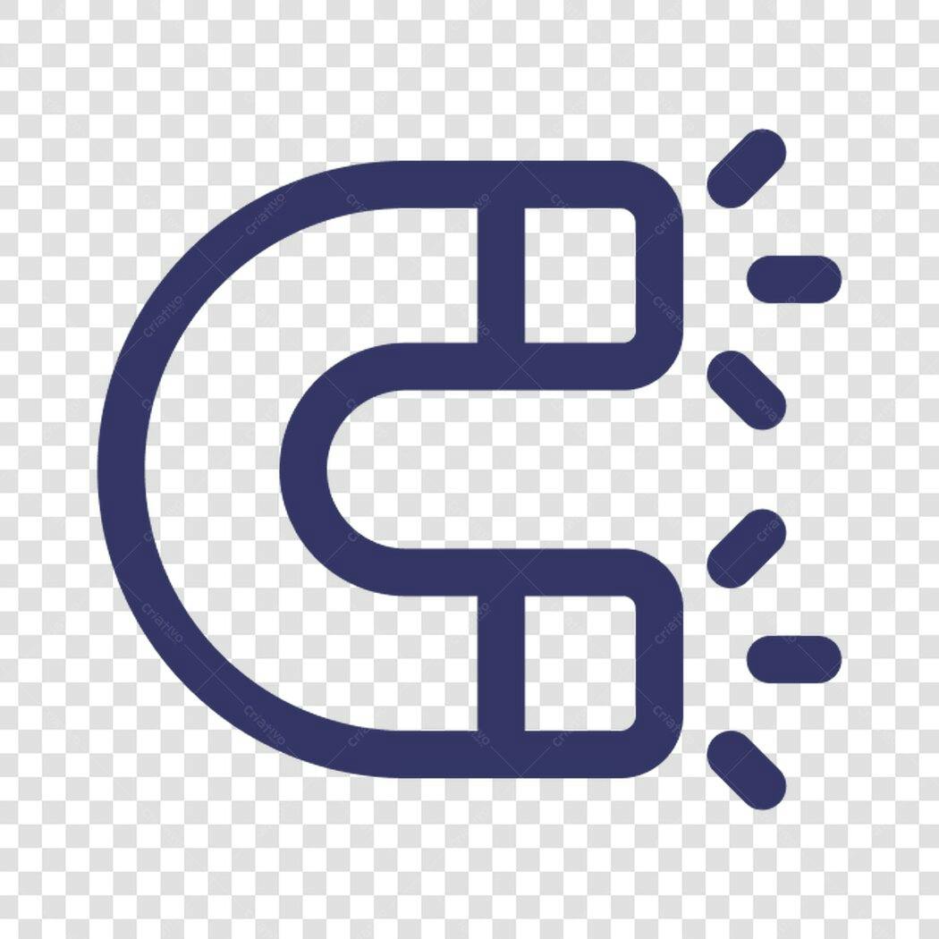 Ícone Imã PNG com fundo transparente