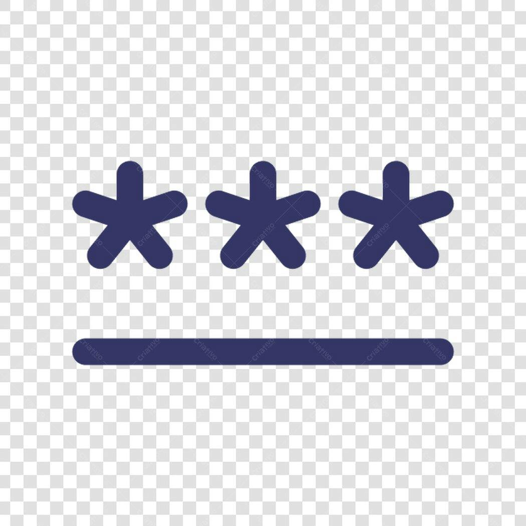 Ícone Senha PNG com fundo transparente