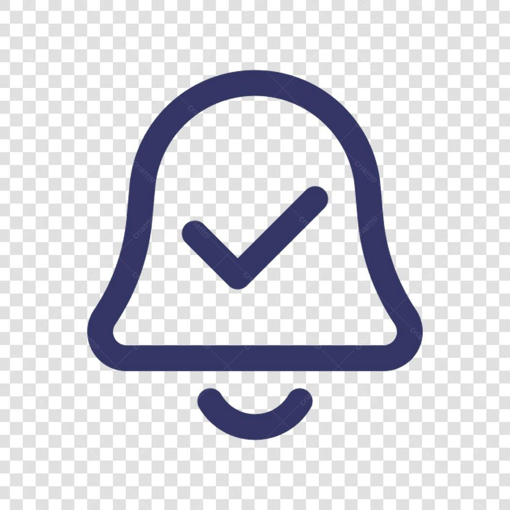 Ícone Notificação Confirmada PNG com fundo transparente