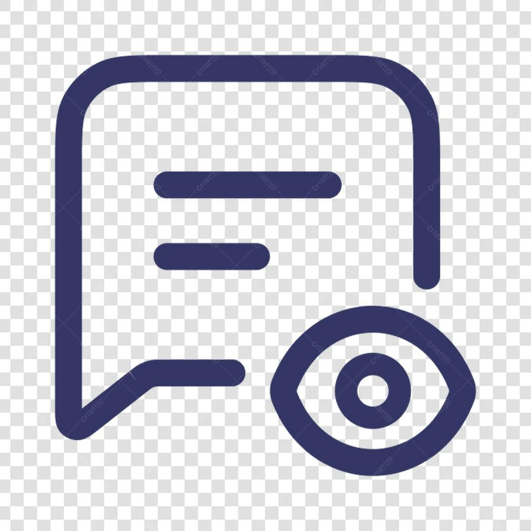 Icone Visibilidade Documento PNG com fundo transparente