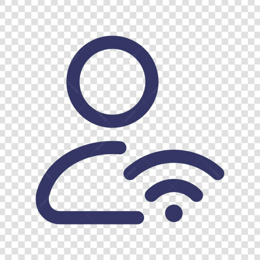 Ícone de Usuário Conectado PNG com fundo transparente