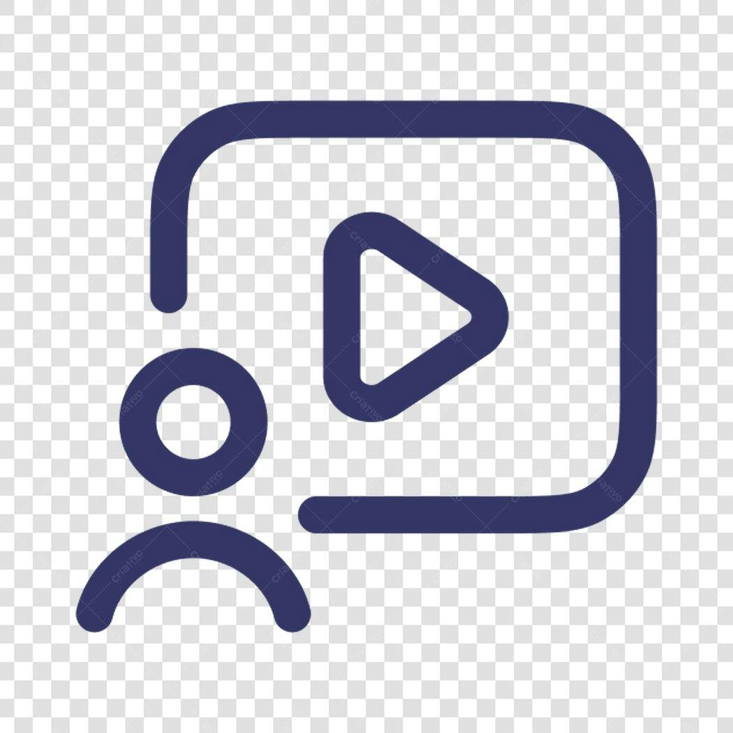Ícone Webinar PNG com fundo transparente