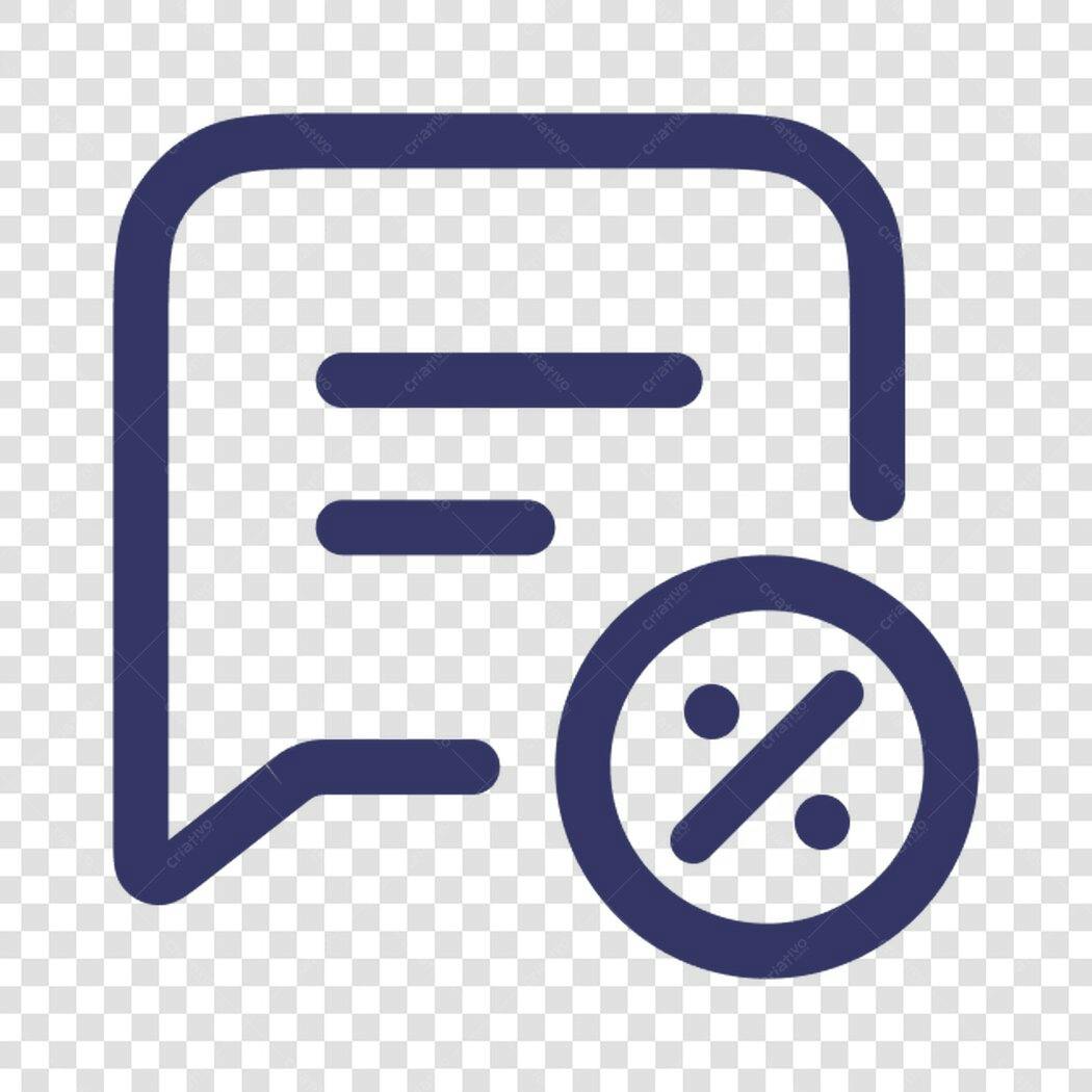 Icone Desconto Documento PNG com fundo transparente