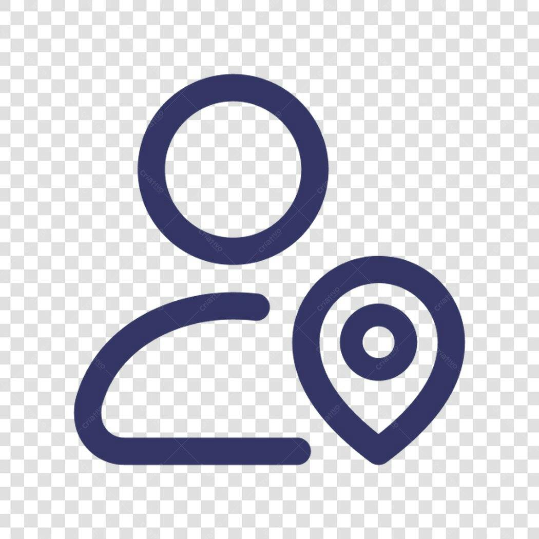 Icone Localização Pessoa PNG com fundo transparente