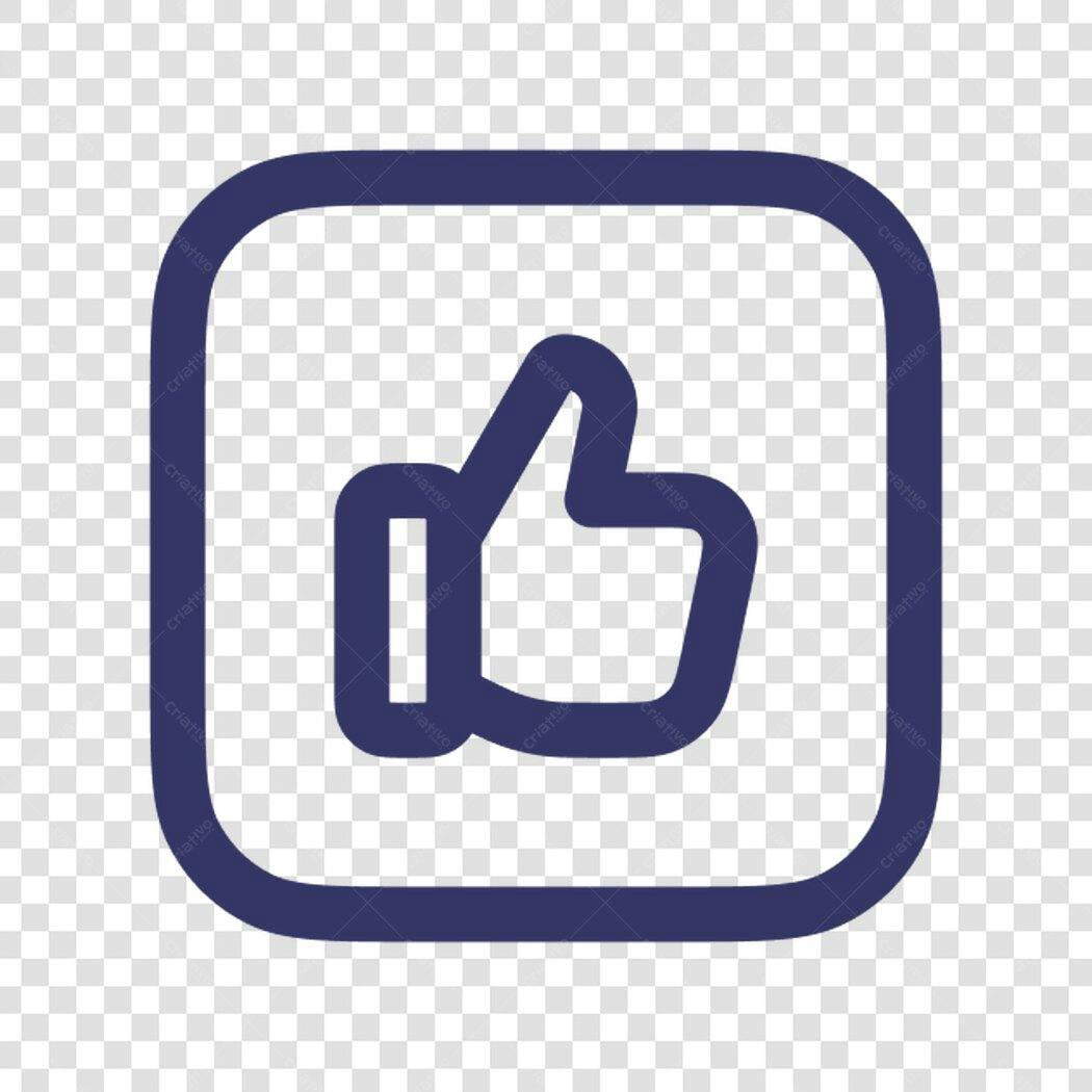 Icone Curtida PNG com fundo transparente