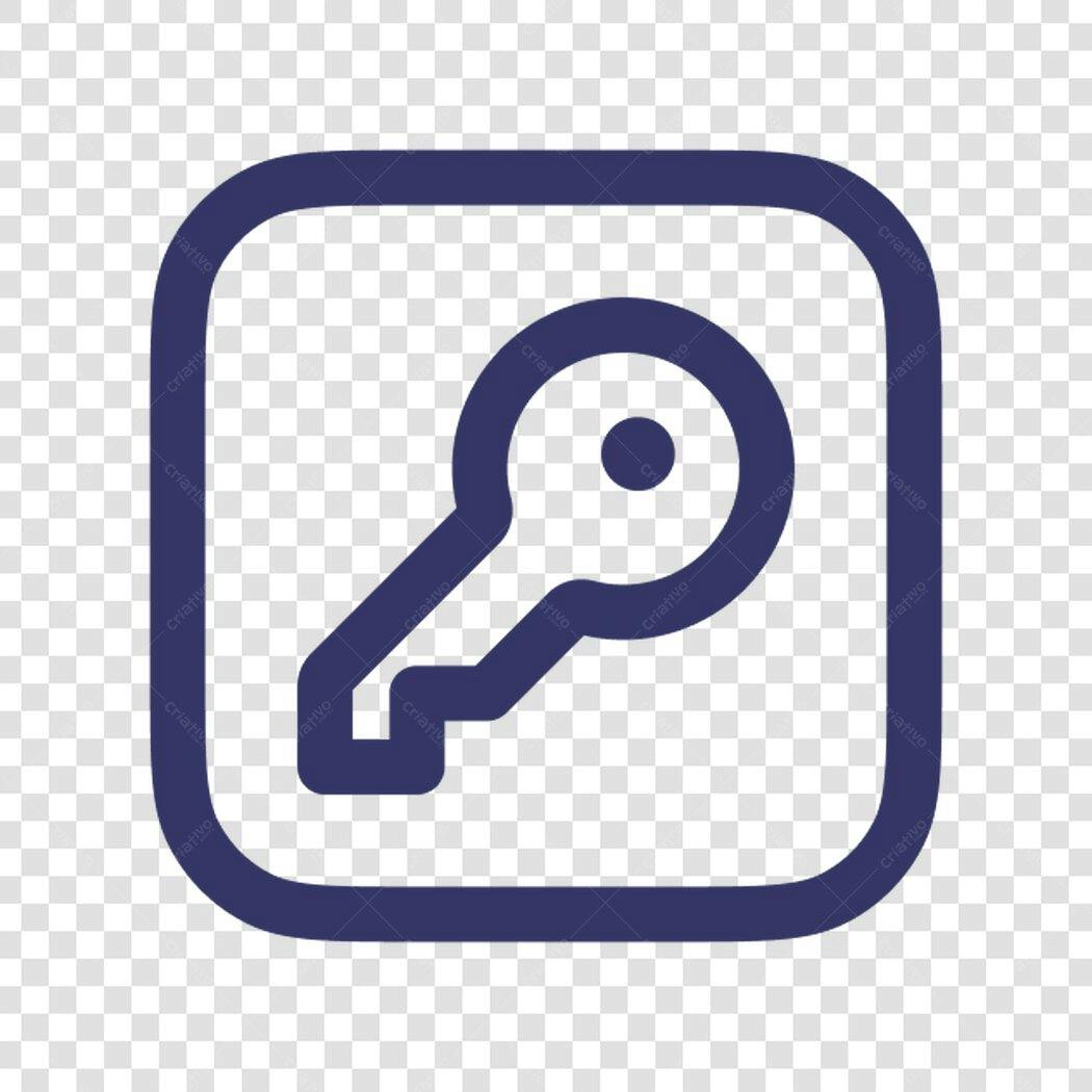 Ícone Chave PNG com fundo transparente
