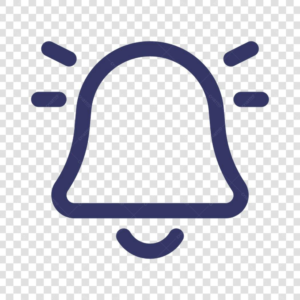Icone Notificação PNG com fundo transparente