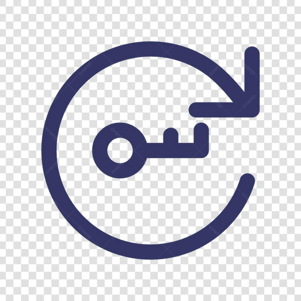 Ícone Chave Segurança PNG com fundo transparente