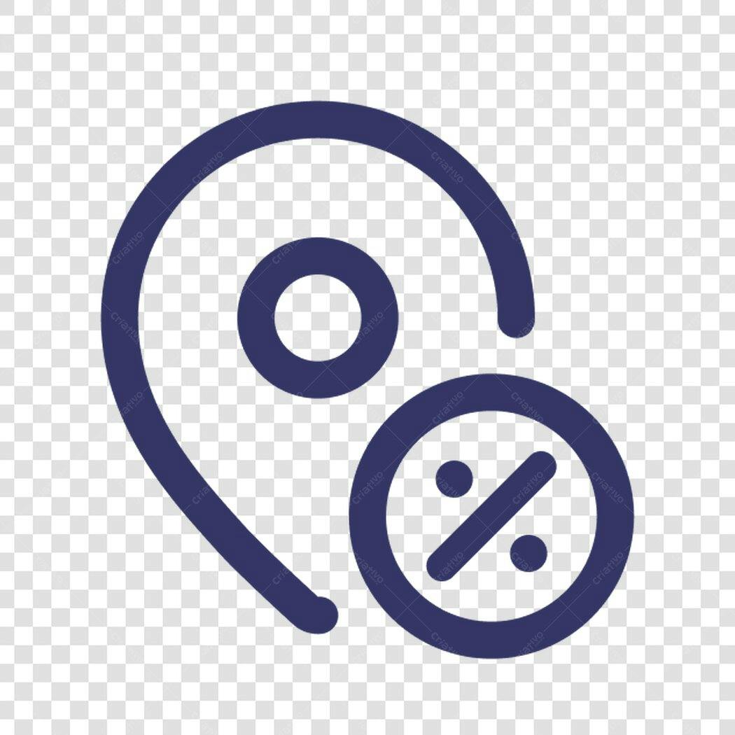 Ícone de Desconto PNG com fundo transparente