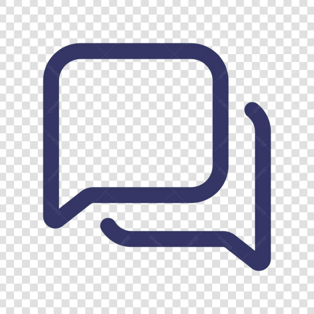 Ícone de Mensagem PNG com fundo transparente