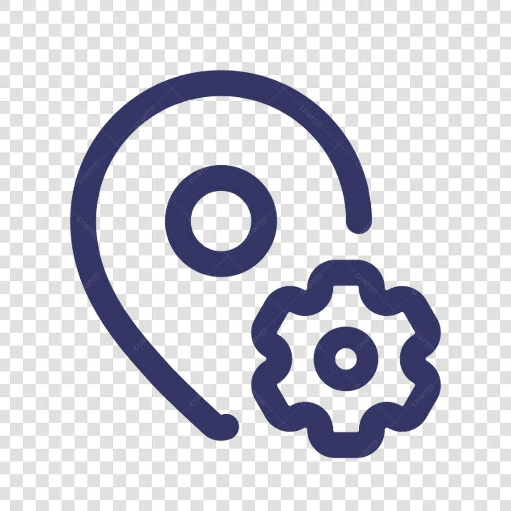 Ícone de Configuração PNG com fundo transparente