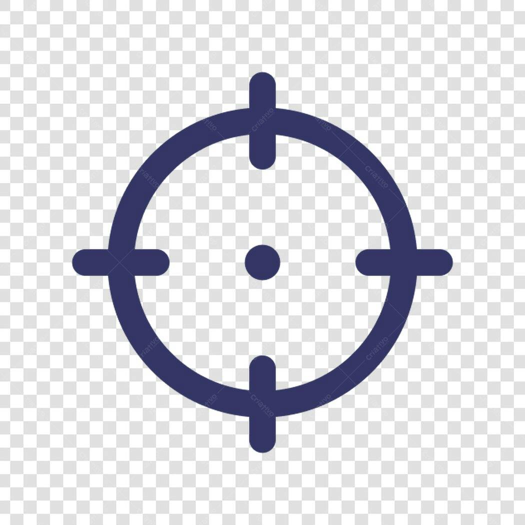 Ícone Alvo PNG com fundo transparente