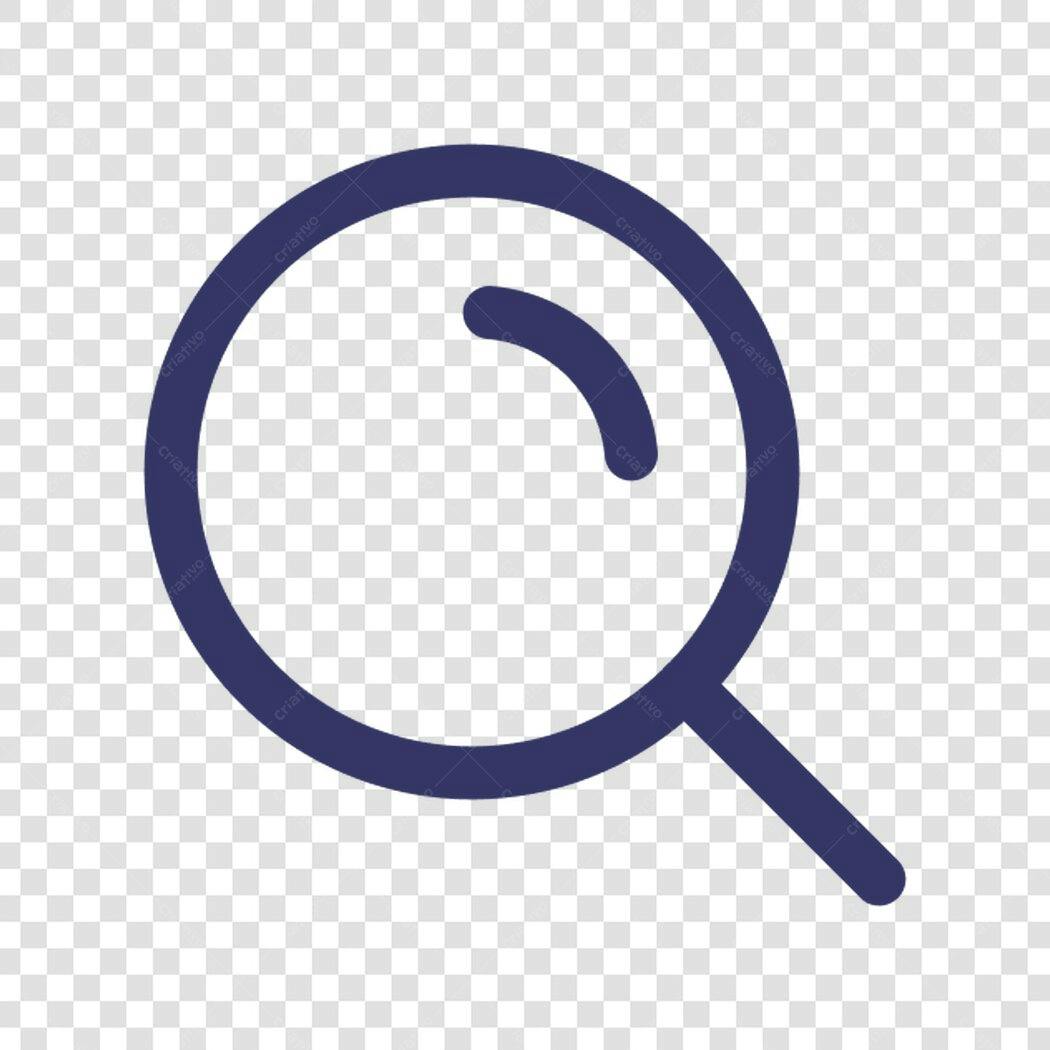 Ícone de Busca PNG com fundo transparente