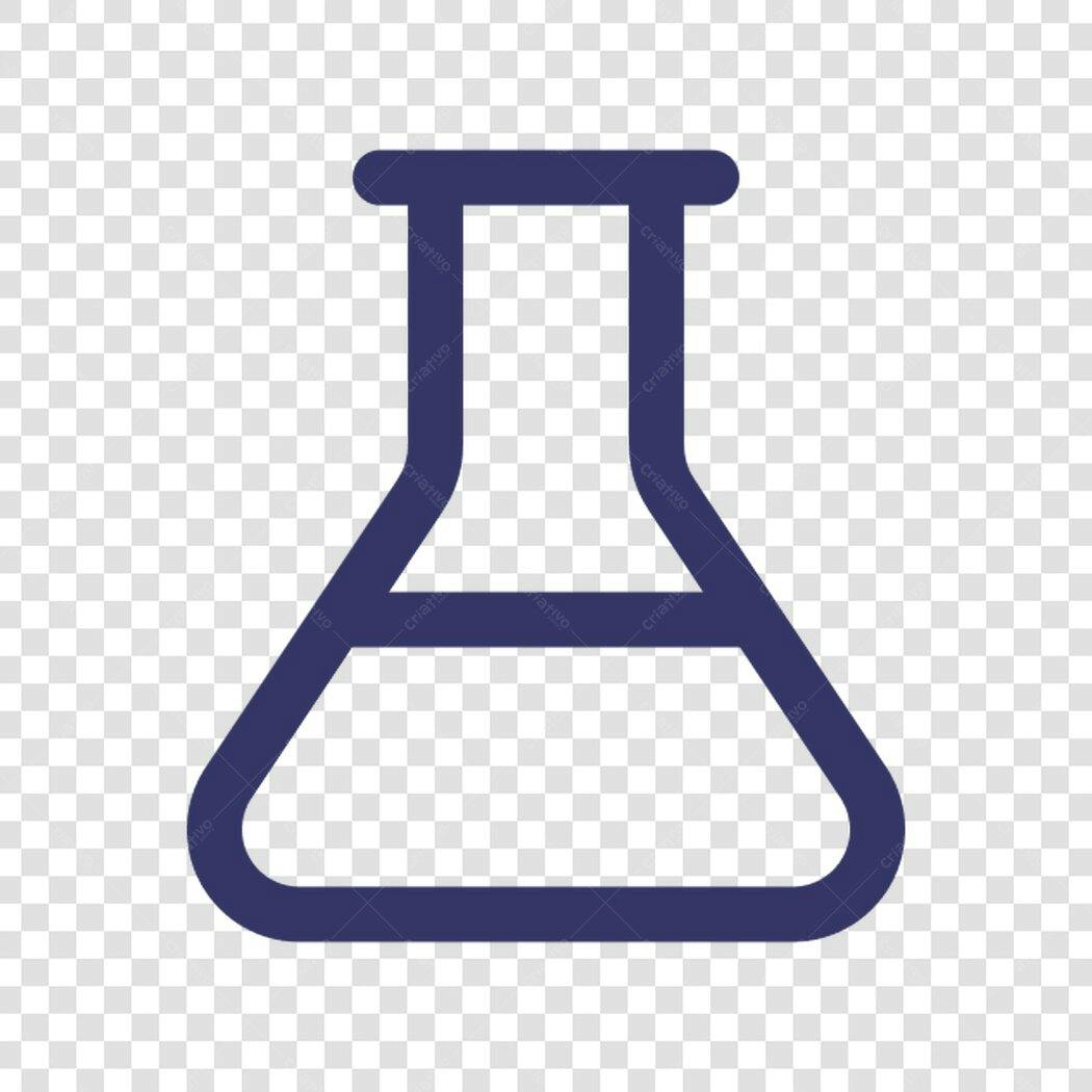 Ícone de Erlenmeyer PNG com fundo transparente