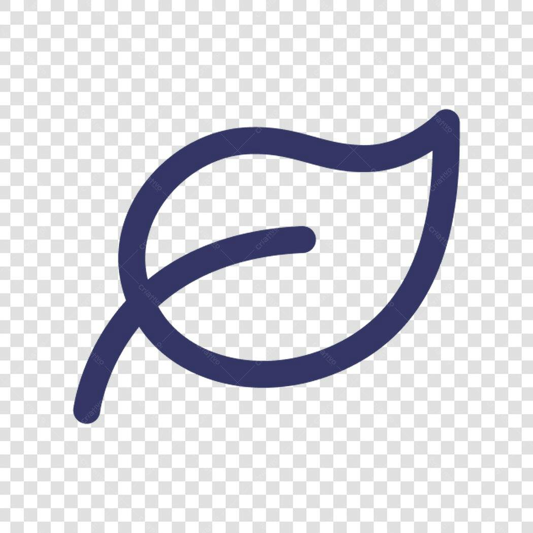 Ícone Folha Ecológica PNG com fundo transparente